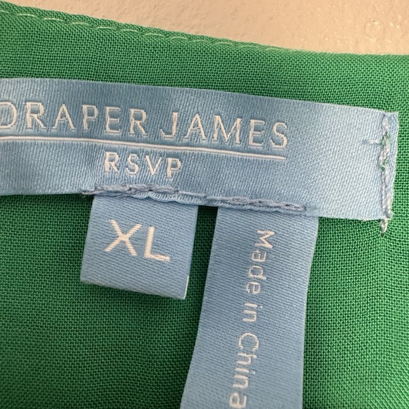 Draper James‎ RSVP green floral XL sundress summer wedding guest flutter NEW - Picture 3 of 6